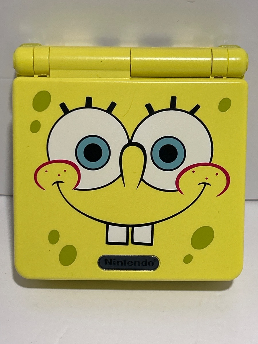 Game Boy Advance SP Spongebob Squarepants IPS V4 photo 3
