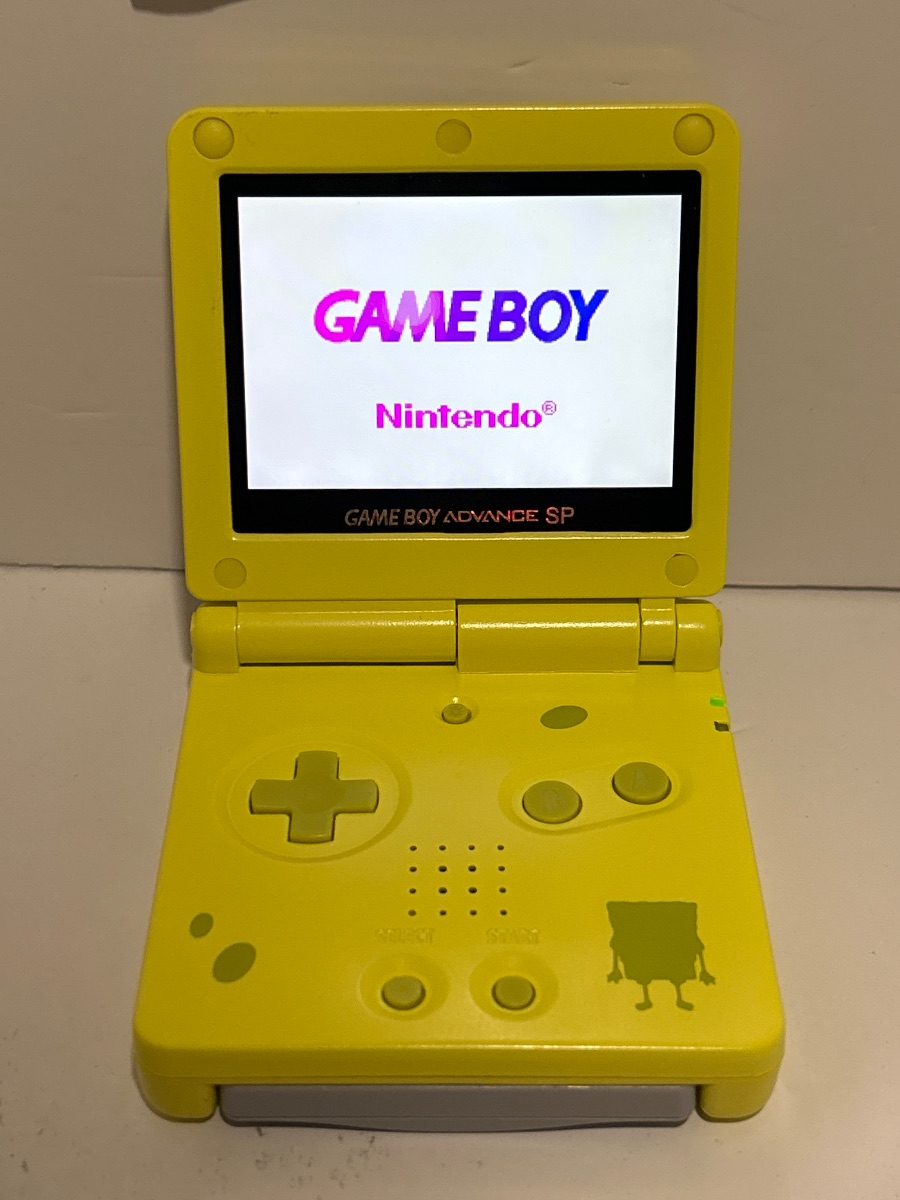 Game Boy Advance SP Spongebob Squarepants IPS V4 photo 5