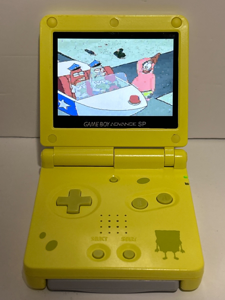 Game Boy Advance SP Spongebob Squarepants IPS V4 photo 7