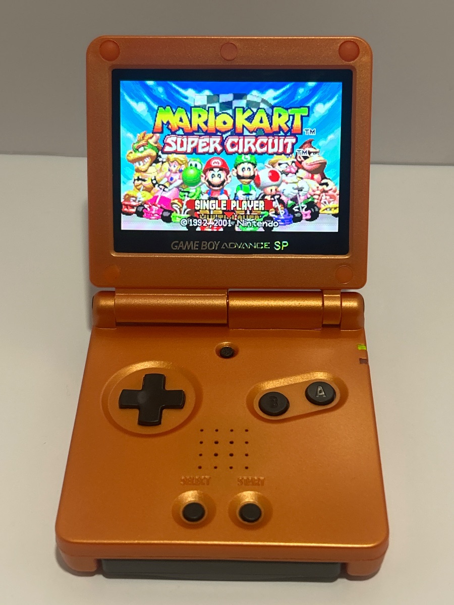 Nintendo Game Boy Advance SP Pokémon Charizard IPS v4 USB C 850mAh Mod photo 9