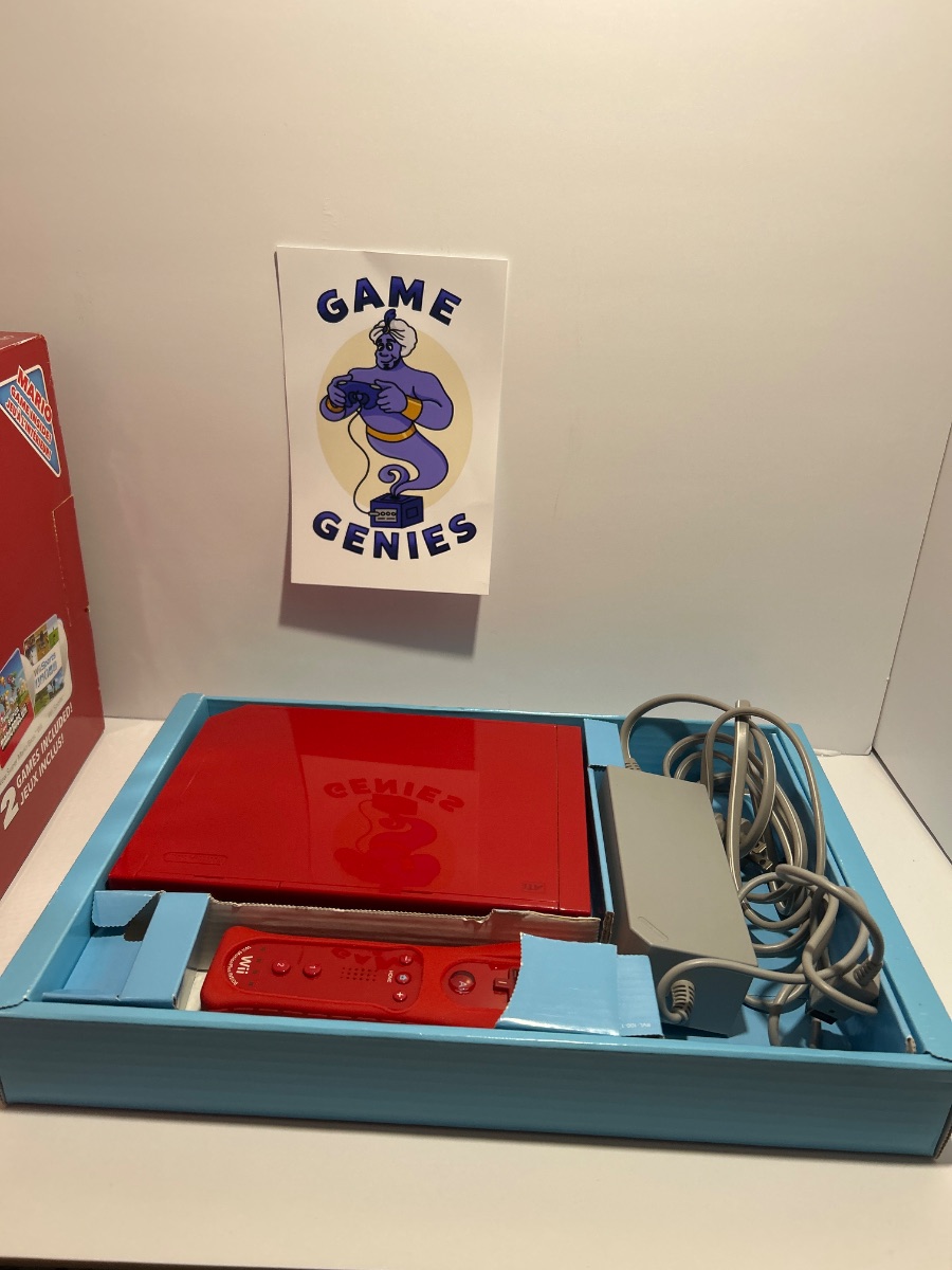 Nintendo Wii 25th Anniversary Red Console Bundle with New Super Mario Bros. Wii and Wii Sports photo 3