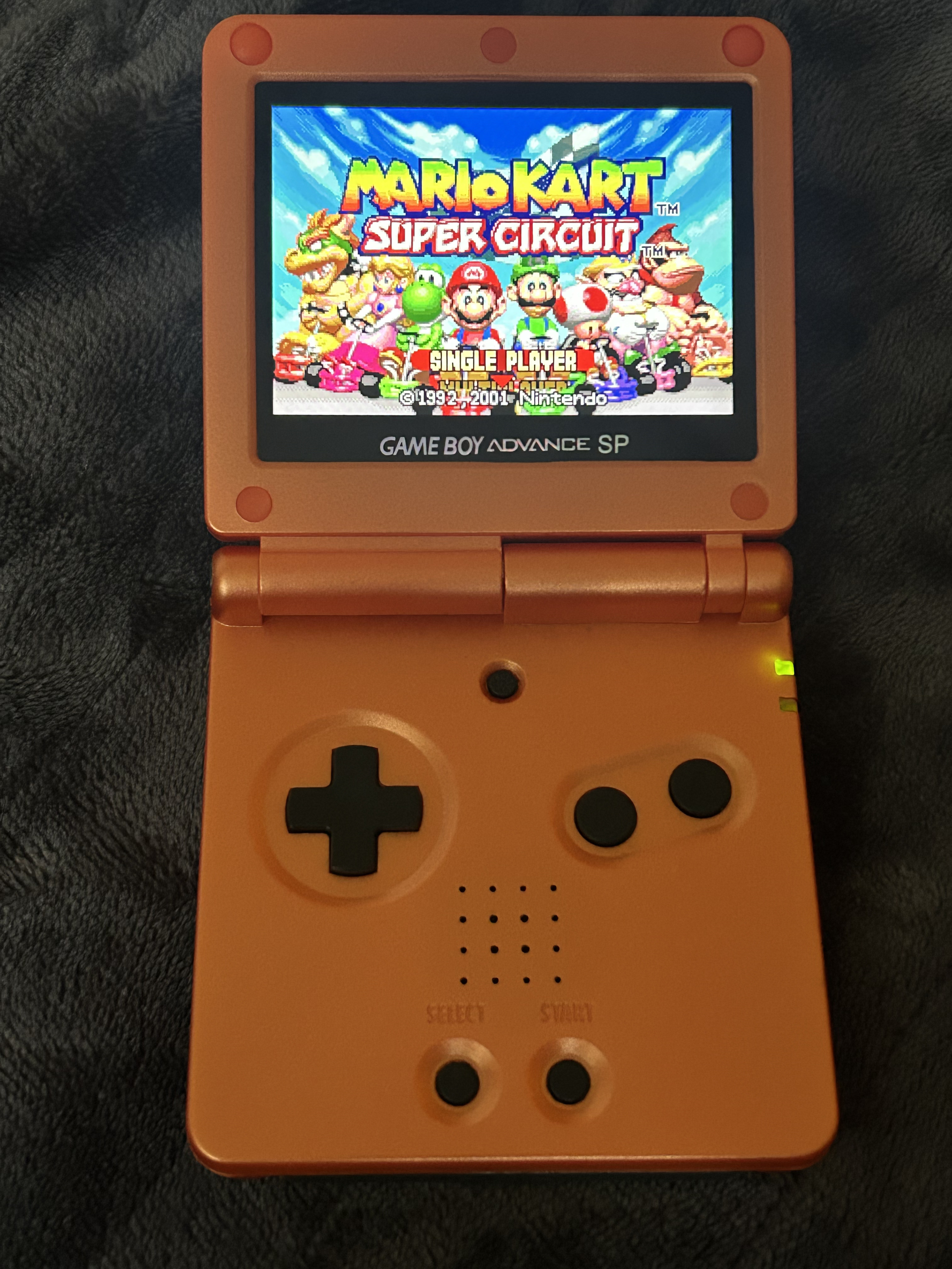 Game Boy Advance SP Charizard IPS v4 USB C Mod photo 4