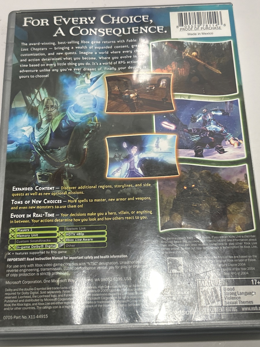 Fable The Lost Chapters Platinum Hits photo 5