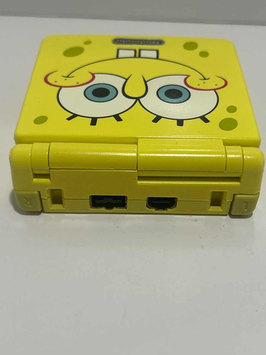 Game Boy Advance SP Spongebob Squarepants IPS v4 Mod Reshell photo 6